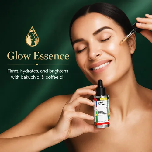 Vista 7 de Esencia de contorno de café negro y bio-retinol – Retinol antiarrugas, cuidado de la piel imprescindible para nutrir y levantar, reparar la piel