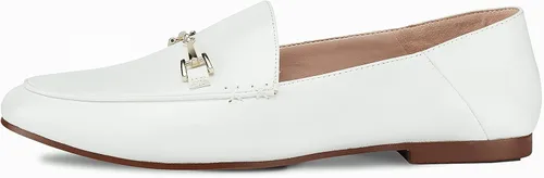 Vista 3 de JENN ARDOR Mocasines Penny para mujer, mocasines de moda, cómodos zapatos planos de conducción, Blanco