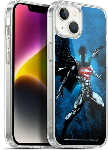 Vista 70 de Head Case Designs Officially Licensed Superman DC Comics Collage 80th Anniversary Gel Case [Military Grade Protection] Compatible with Apple iPhone