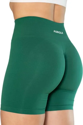 Vista 4 de Aurola Intensify - Pantalones cortos de entrenamiento para mujer, sin costuras, para gimnasio, yoga, correr, deporte, ejercicio activo, fitness