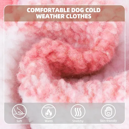 Vista 25 de PUPTECK Sudadera con Capucha para Perro Sudadera para Cachorro Suéter Cálido para Perro Ropa de Invierno Abrigos para Clima Frío para Perros Negro