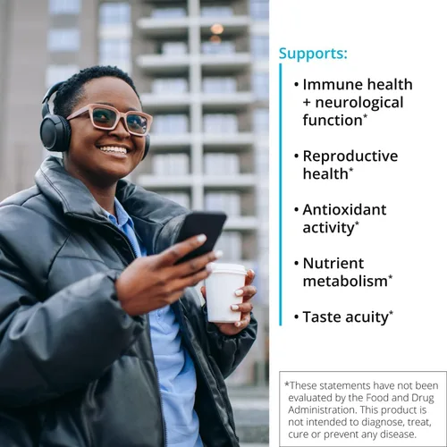 Vista 3 de XYMOGEN Glicinato de zinc - Suplemento de zinc altamente absorbente de 20 mg - Apoya el sistema inmunológico y el bienestar de todo el cuerpo