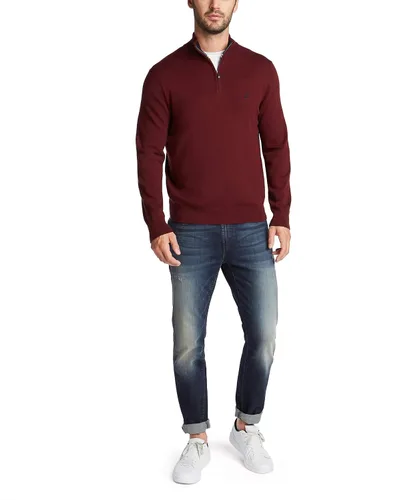 Vista 2 de Nautica Navtech - Suéter con cremallera de un cuarto para hombre