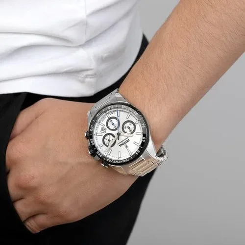 Vista 4 de Festina Reloj deportivo F205601, Plateado, Pulsera
