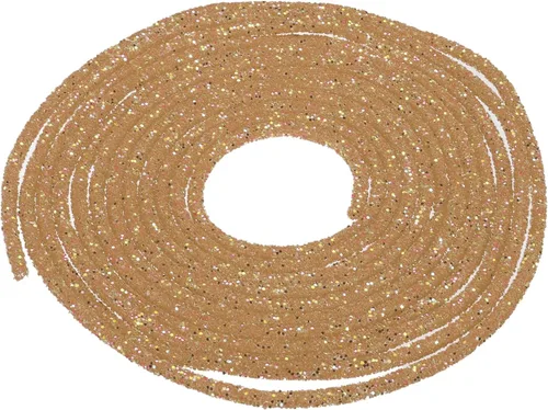Vista 67 de MECCANIXITY Cuerda de lentejuelas con purpurina de 2.5 yardas, 6mm, 0.24 pulgadas, cuerda de tubo de lentejuelas con diamantes de imitación