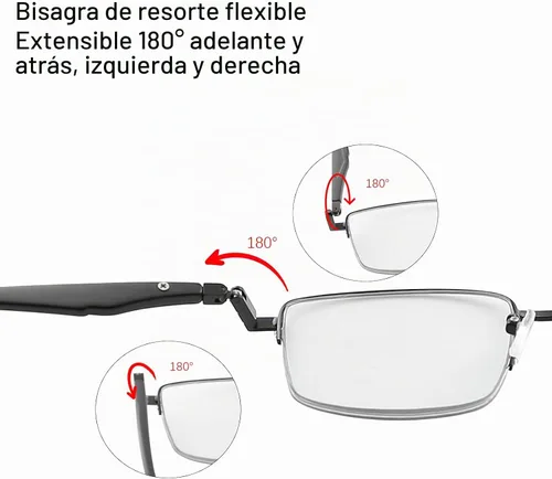 Vista 3 de Fotocrómico Progresivo Multifocus Computer Reading Glasses Spring Bisagras Transición UV400 Gafas de sol Lectores de sol