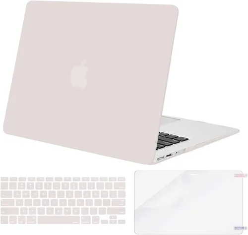 Vista 13 de MOSISO Funda compatible con MacBook Air de 13 pulgadas (modelos: A1369 y A1466, versión anterior 2010-2017), carcasa rígida de plástico, cubierta