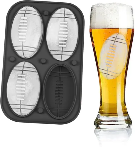 Vista 7 de Admaison - Bandeja para cubitos de hielo de baloncesto 3D, molde para cubitos de hielo con embudo para cócteles, bourbon, brandy, regalos de whisky