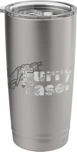Vista 8 de Vaso aislado de acero inoxidable Furry Taser