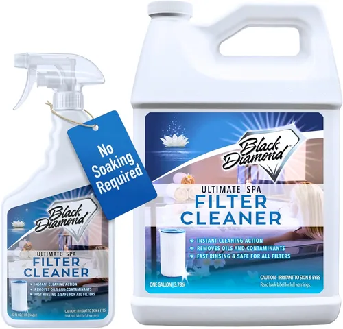 Vista 11 de Limpiador de filtros de spa definitivo en aerosol de acción rápida. Limpieza instantánea para filtros de bañera de hidromasaje y piscina sin dejar