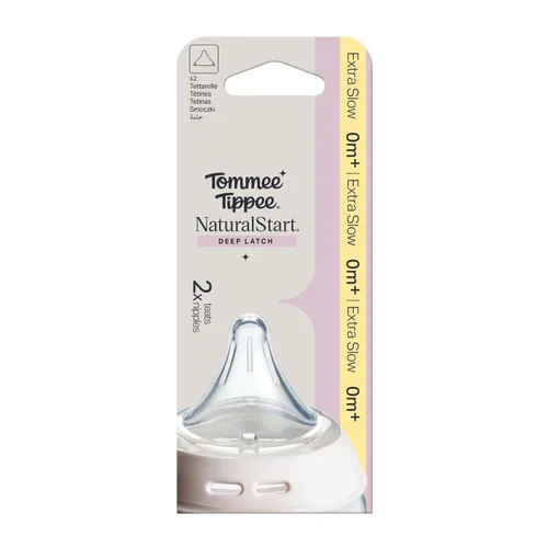 Vista 9 de Tommee Tippee Pezones triangulares de cierre profundo Natural Start
