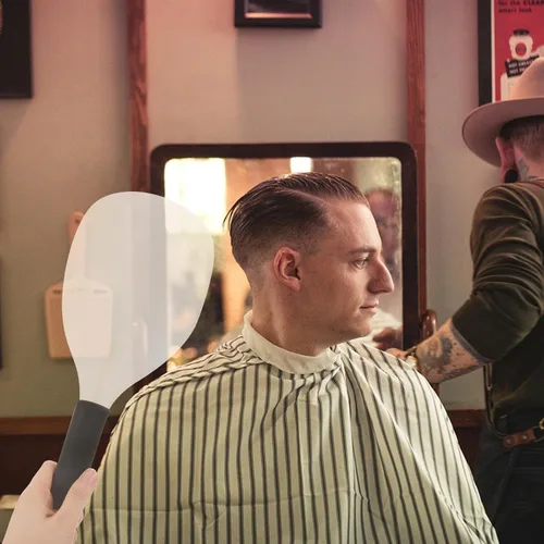 Vista 6 de Plastic Hairdressing Face Shield Cover for Salon and Barbershop