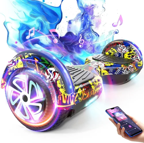 Vista 14 de SISIGAD Scooter, 6.5" Flash Wheels & Corlorful LED Lights, All for Girls Boys Kids Ages 6+