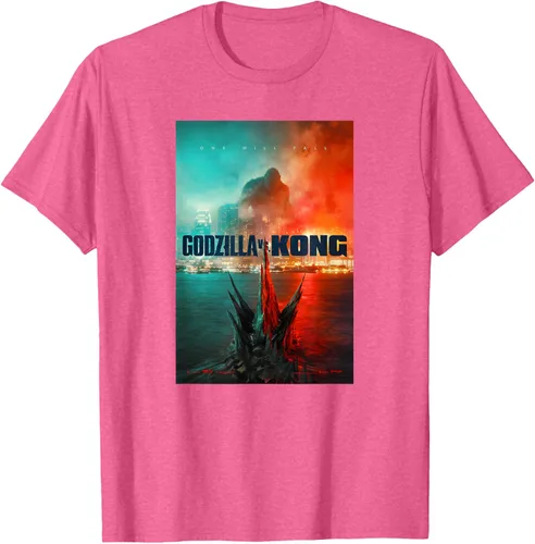 Vista 25 de Godzilla vs Kong - Camiseta oficial con póster, Negro