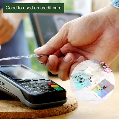 Vista 3 de YOKIVE 30 soportes para pasaporte RFID, fundas para tarjetas en blanco, resistentes a los arañazos, ideal para pasaporte, tarjeta de identificación