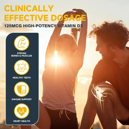 Vista 11 de DRFOSTER Vitamina D3 K2 5000 UI con zinc y boro, 120 cápsulas veganas