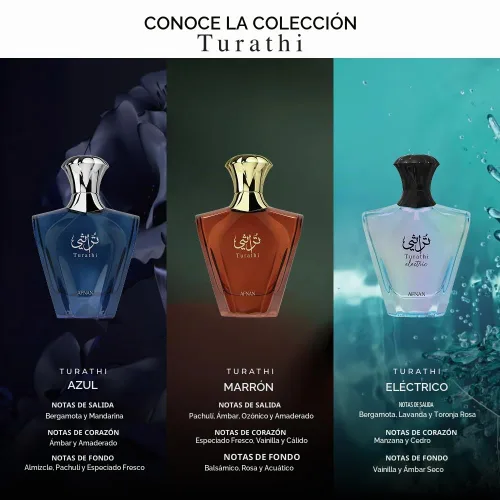 Vista 4 de Afnan Turathi Electric - Eau de Parfum unisex, 3.0 onzas líquidas
