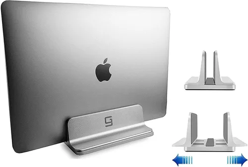 Vista 11 de Soporte vertical para computadora de escritorio [ajustable] Base de aluminio resistente para todas las computadoras portátiles (hasta 20.3 pulgadas)