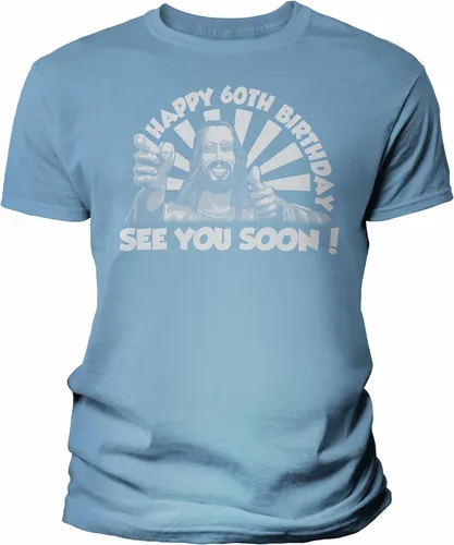 Vista 5 de Happy 60th Birthday See You Soon Funny Gag Gift 60th Birthday Shirt for Men marino