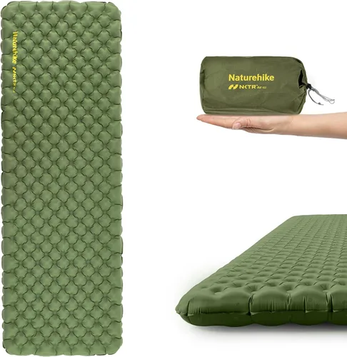 Vista 10 de Naturehike Colchoneta de dormir ultraligera de 25 onzas, almohadilla de dormir inflable aislada 4.6R, alfombrilla de dormir ligera para acampar