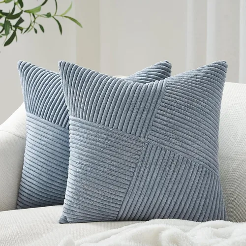 Vista 12 de Topfinel Juego de 2 fundas de almohada decorativas negras de 16 x 16 pulgadas para sofá, cama, decoración rústica estilo bohemio para el hogar