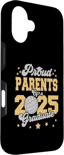 Vista 3 de iPhone 16 Parents of a 2025 Graduate Prom Graduation 25 VolleyBall Case