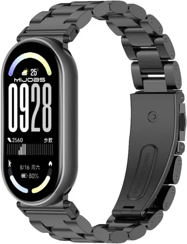 Vista 15 de Correa para Xiaomi Mi Band 10/9/8, Correa de Reemplazo Transpirable para Mi Fit Band 9, Correas de Pulsera Inteligente, Pulsera de Tobillo para Negro
