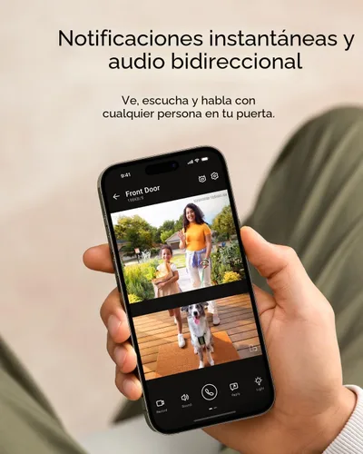 Vista 4 de eufy Security Timbre de video E340 (funciona con batería con respaldo adicional) con timbre, uso ininterrumpido con batería recargable, cámaras