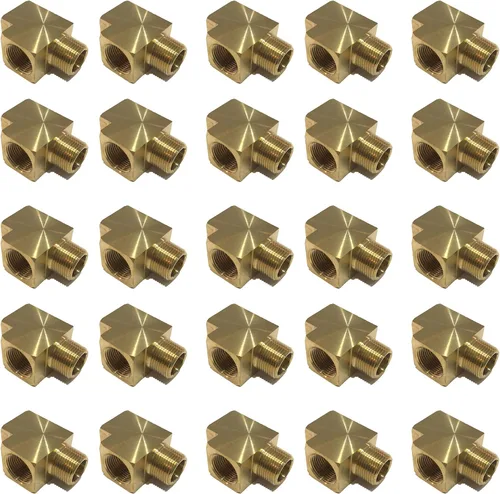Vista 4 de Brass Street TEE 3/4" NPT combustible/aire/agua/aceite/gas WOG (10)