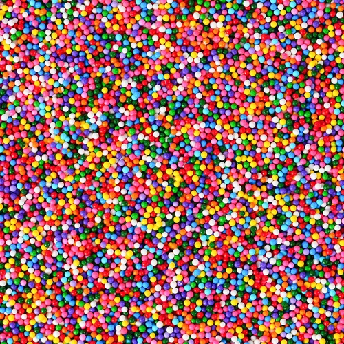 Vista 30 de Gránulos comestibles de Nonpareils azules y blancos de 2mm, mini perlas para decorar pasteles, caramelos de azúcar, galletas, magdalenas