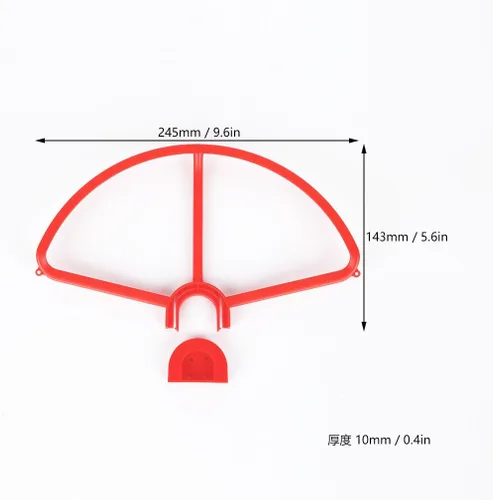 Vista 2 de DJI Phantom 3 protectores de hélice de liberación rápida fácil de poner y quitar protectores para DJI Phantom 3 Standard Advanced Professional