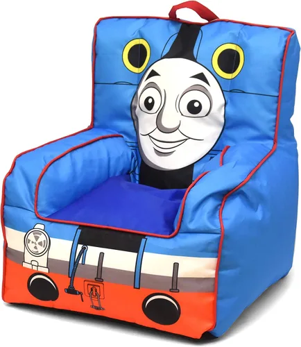 Vista 23 de Idea Nuova Nickelodeon Blue's Clues - Puf de nailon para niños pequeños con ribetes y asa de transporte superior, grande