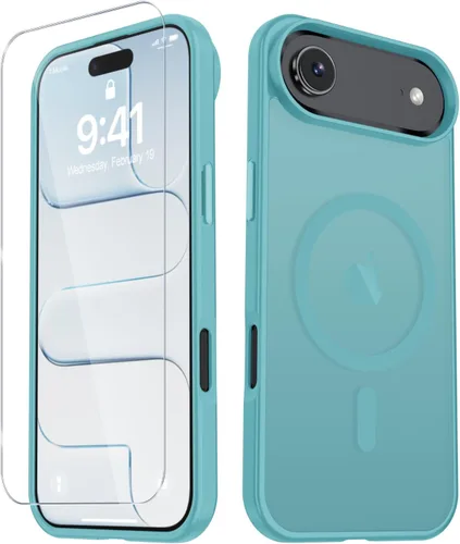Vista 1333 de Funda para Google Pixel 10 Pro XL, cubierta magnética mate, color negro Fit for MagSafe, Screen Protector included, Shockproof Military Grade