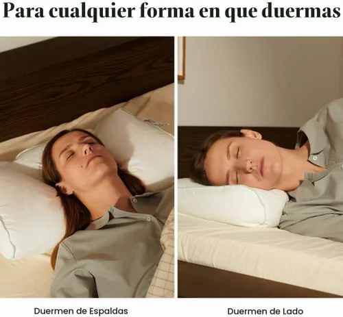 Vista 7 de Fossflakes Almohada cervical quiropráctica, soporte cervical de gran