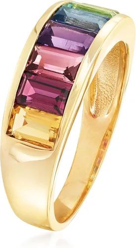 Vista 3 de Ross-Simons 2.20 ct. t.w. Multi-Gemstone Ring in 14kt Yellow Gold