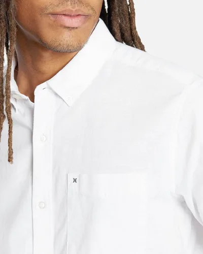 Vista 3 de Hurley One & Only - Camisa de manga corta abotonada para hombre