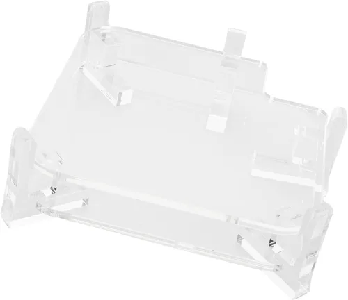 Vista 2 de Walfront Mini M4 Desktop Stand, Acrylic Construction, Optimized Ventilation, Non Slip Design for Mini M4 Pro 2024 Model, Ideal for Home and Office