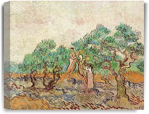 Vista 40 de IPIC - Campo de trigo con cuervos, reproducción artística de Vincent Van Gogh. Lienzo de giclée para decoración del hogar 10#F (20 x 16)