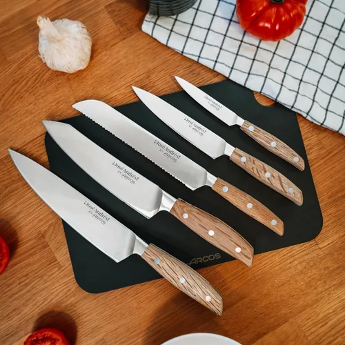 Vista 3 de Arcos José Andrés - Cuchillo de filetear de 10 pulgadas forjado para cortar carne Cuchilla profesional de acero inoxidable NITRUM con borde