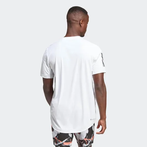 Vista 3 de adidas Camiseta de tenis Club de 3 rayas para hombre