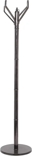 Vista 7 de The Novogratz Perchero de aluminio, 15 x 15 x 68 pulgadas, negro