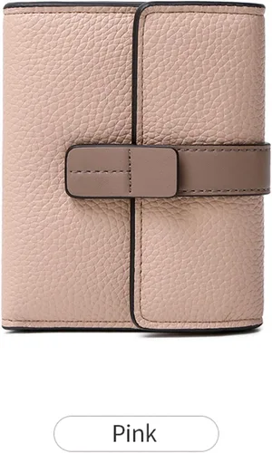 Vista 7 de AOXONEL Billetera pequeña de cuero para mujer, billetera Rfid para mujer, billetera triple plegable, compacta con ranuras para tarjetas y bolsillo