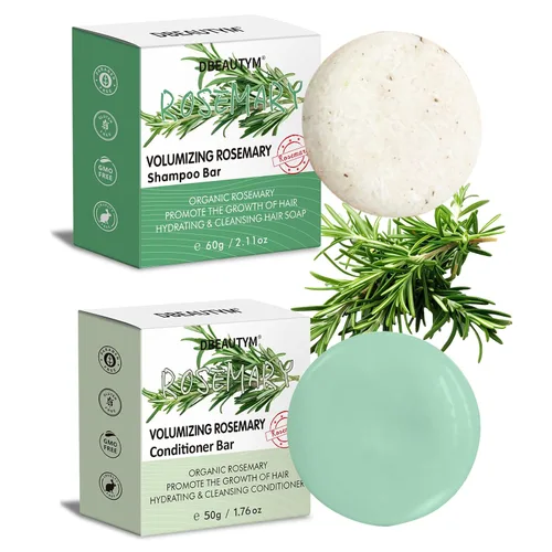 Vista 11 de DBEAUTYM Paquete de 2 barras de champú para el cabello con lavanda y romero, limpieza profunda para la pérdida de cabello del cuero cabelludo