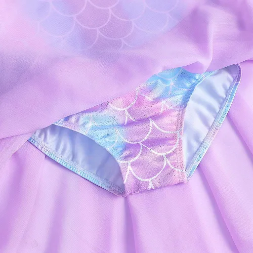 Vista 3 de Belovance - Leotardos de gimnasia con falda para niñas, vestido de ballet, tutú de danza, sirena y unicornio, para bebes, niñas pequeñas y grandes