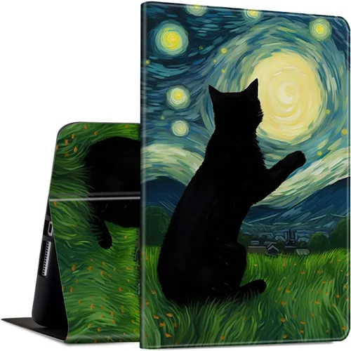 Vista 23 de Funda para Kindle de 6 pulgadas (11.ª generación, versión 2024/2022) delgada de piel sintética, ajustable, multiángulo, Smart Shell con función