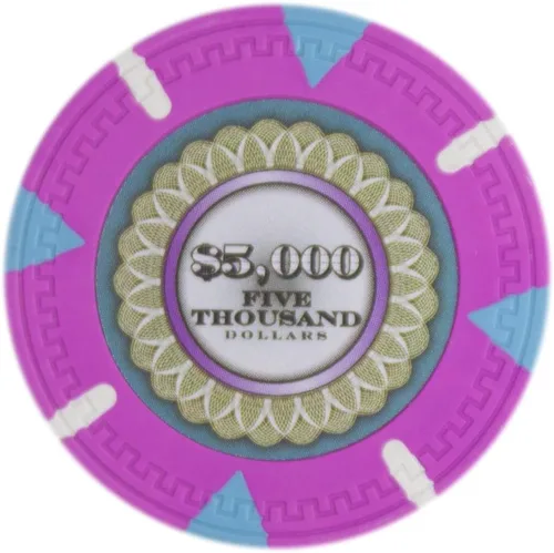 Vista 6 de Claysmith Gaming The Mint Poker Chip - Compuesto de arcilla pesada de 0.48 oz, paquete de 50