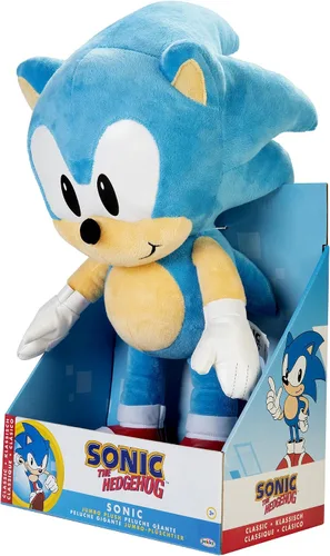 Vista 7 de JAKKS Pacific Sonic The Hedgehog Sonic Jumbo - Peluche de 18 pulgadas de alto