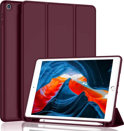 Vista 41 de iMieet - Funda para iPad de 9ª generación 2021/iPad de 8ª generación 2020 de 10.2 pulgadas con soporte para lápices, funda para iPad de 7ª