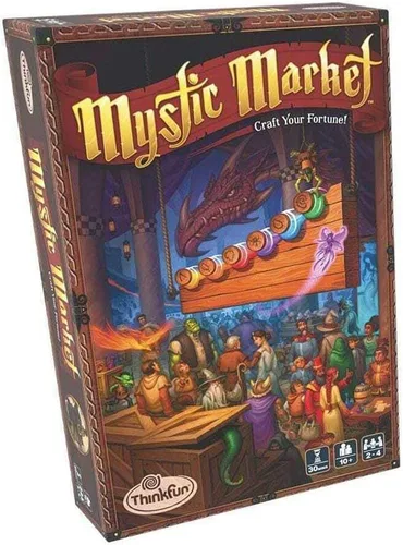 Vista 6 de ThinkFun Mystic Market Strategy - Juego de cartas para 2-4 jugadores, edades +10, un emocionante juego rápido, perfecto tanto para familias como