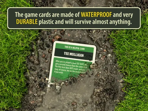 Vista 6 de Tarjetas para golfistas: haz que el golf sea aún más divertido con este juego de cartas en el campo